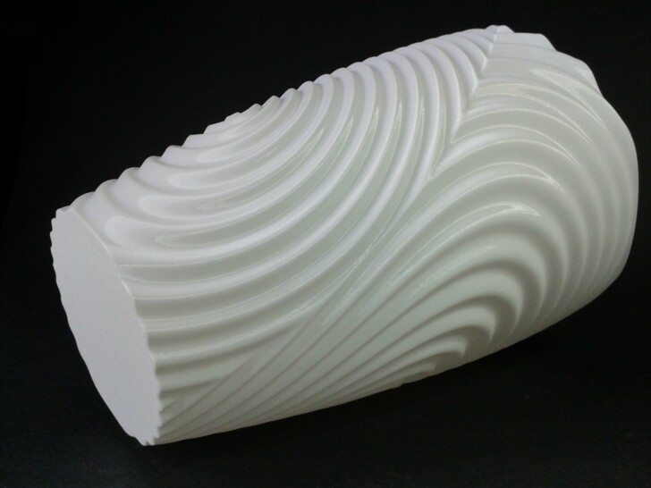 Test Q1Pro Print PETG gmax twisted ripple vase bin IMG 20240318 101518 q85