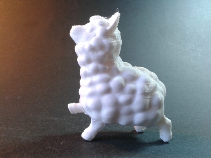 Test Q1Pro Print TPU Cute Llama Flexi Articulated Animal (print in place) IMG 20240324 175251 q85