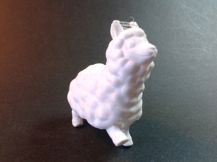 Test Q1Pro Print TPU Cute Llama Flexi Articulated Animal print in place IMG 20240324 175316 q85