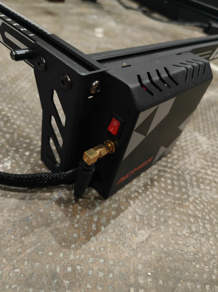 Connectique Acmer P1 S Pro 6W graveur laser