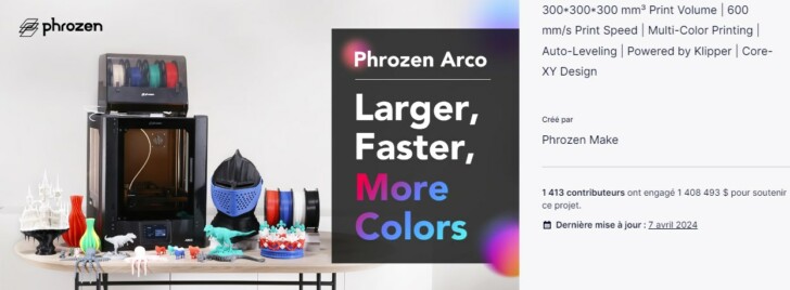 phrozen arco kickstarter finish