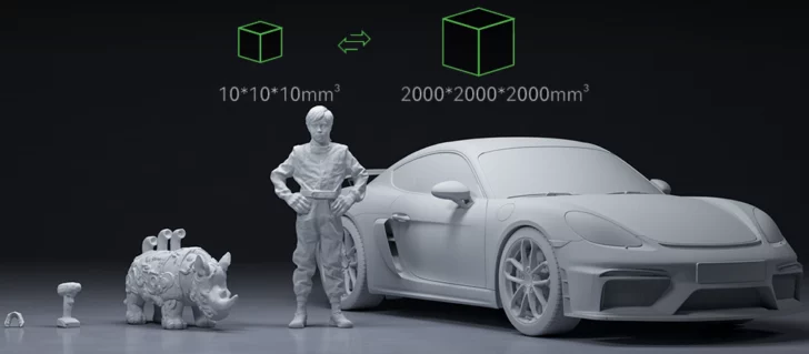 scan 3D voiture facile