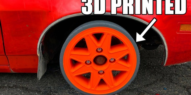 roue de voiture imprimée en 3D