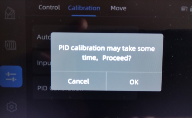 reglages calibration pid