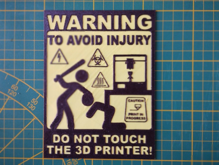 warning trancheur