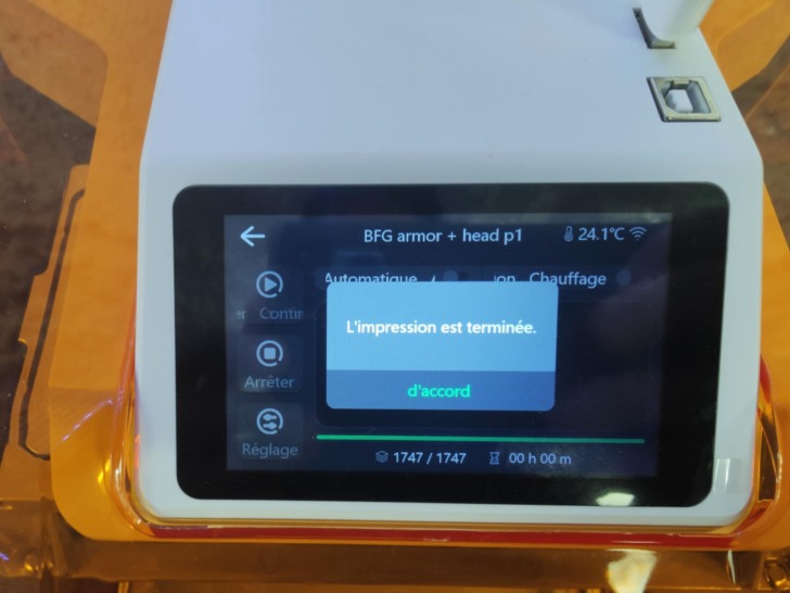 Halot X1 interface1