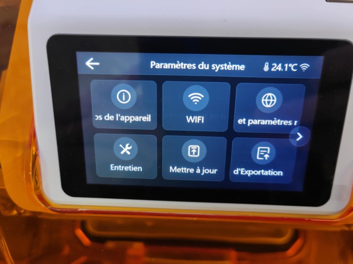 Halot X1 interface7