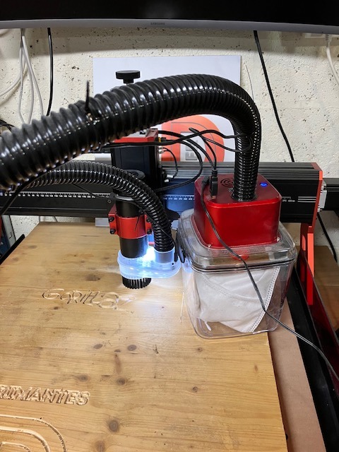 photo de l'aspirateur en place