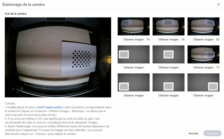 1 etalonnage camera