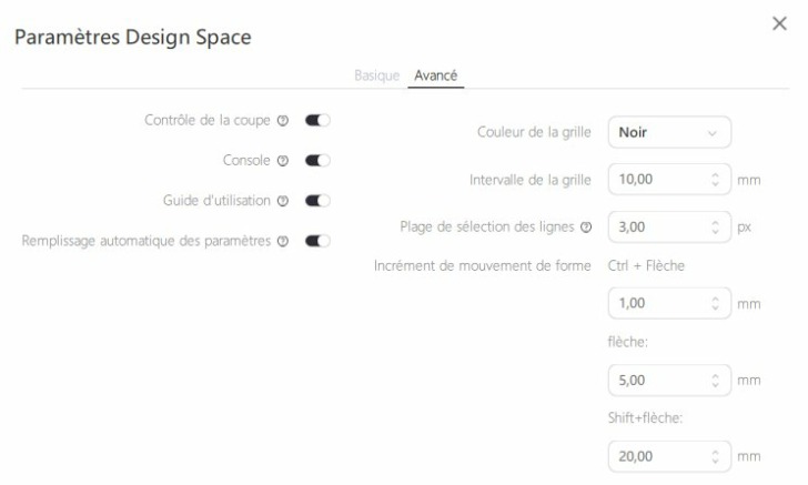 1 param avance