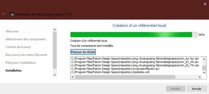 Falcon Design Space 1.7.6 install 7