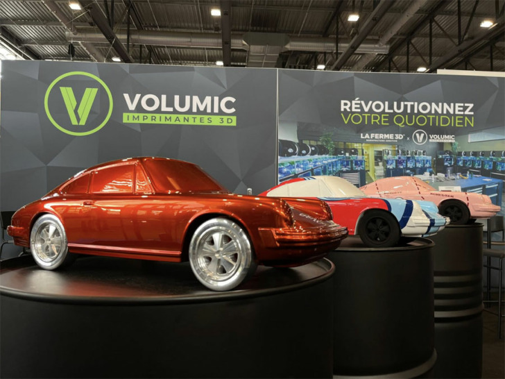 Volumic 3D Print Porsche 911 stand