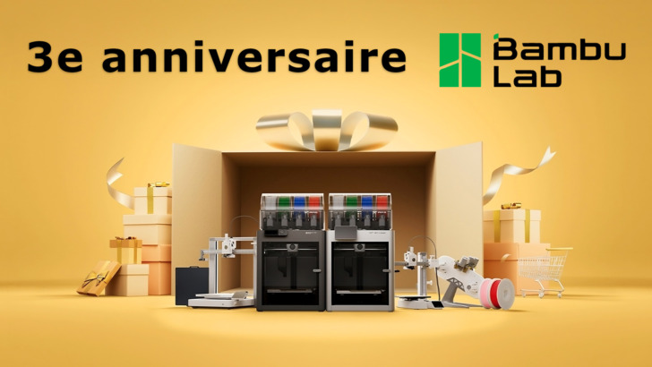 promotions 3 ans Bambu Lab