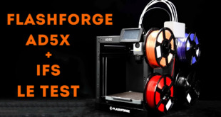 test flashforge ad5x ifs review tuto