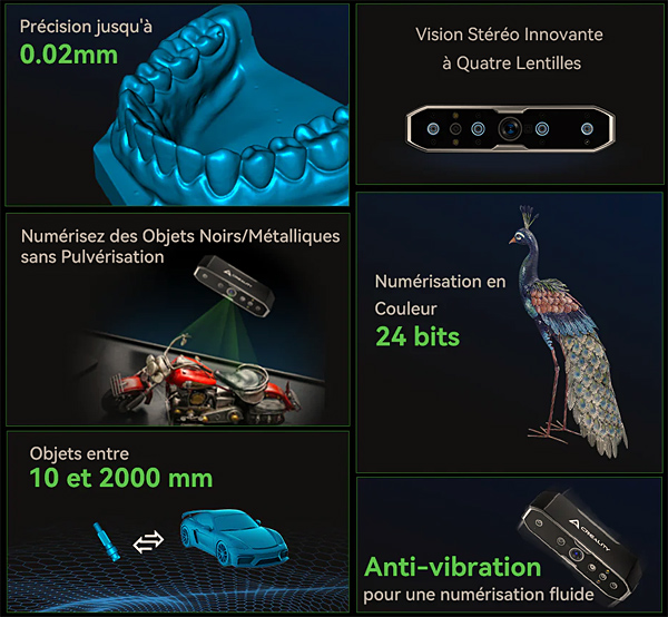 Creality CR Scan Otter scanner 3D specs Creality CR Scan Otter scanner 3D specs
