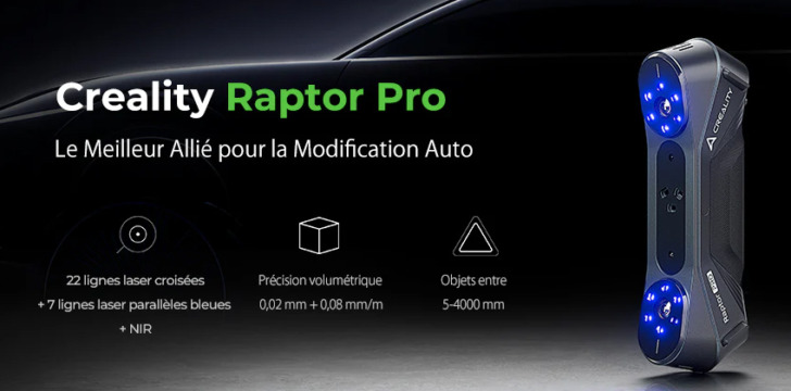 Creality CR Scan Raptor Pro presentation