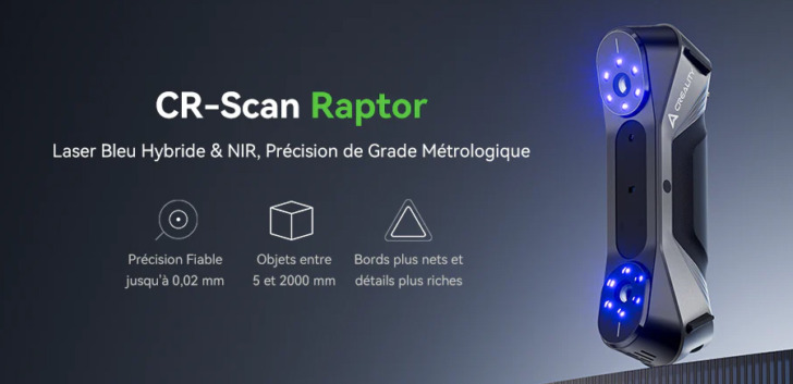 Creality CR Scan Raptor presentation