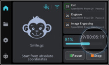 Creality Falcon A1 Pro ecran 1