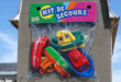 Street art Benchy boat