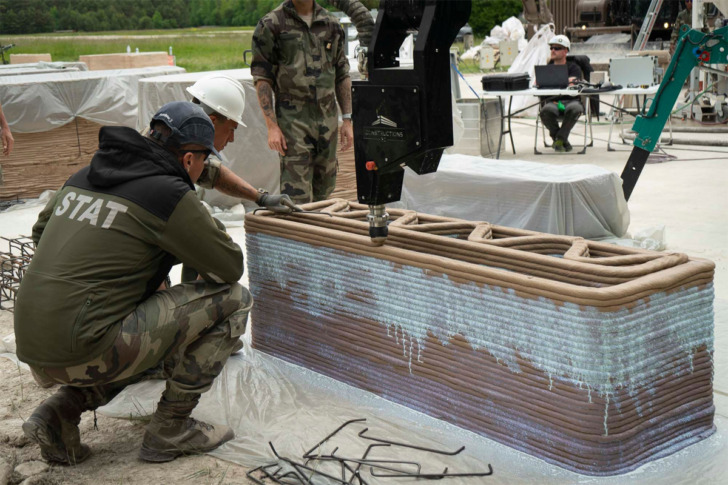 impression 3D beton armee francaise