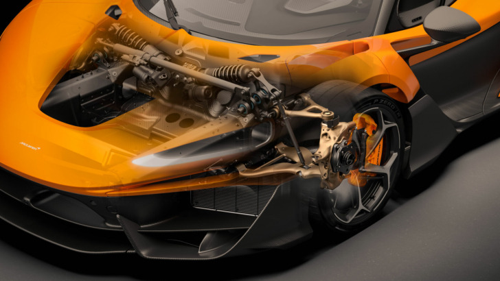 suspension mclaren imprimée en 3D