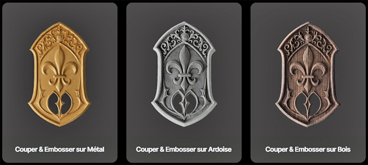 xtool F2 Ultra embossage 3D