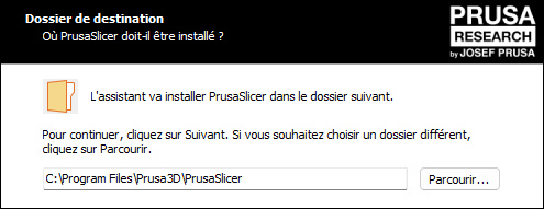 PrusaSlicer installer