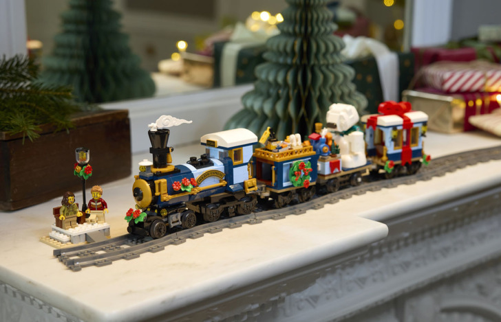 3D Printed Lego Holiday Express Train