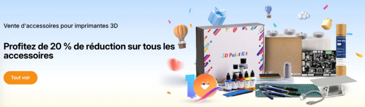 anycubic 10 ans accessoires