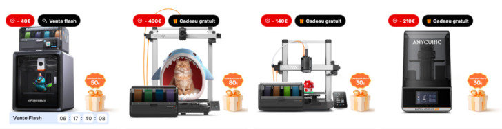 anycubic 10 ans imprimantes 3D
