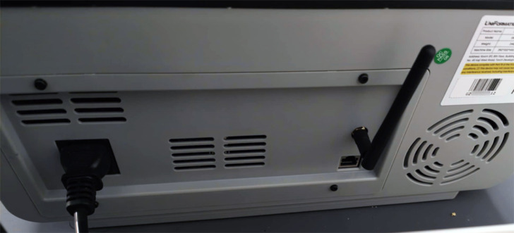 test UniFormation GK3 Pro arriere ethernet