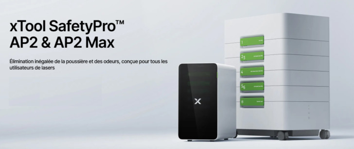xTool SafetyPro AP2 Max avec AP2