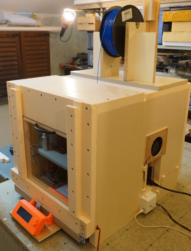 photo Prusa i3 MK2S caisson bois