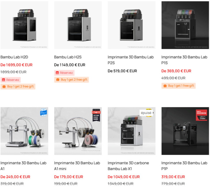 Black Friday Bambu Lab 2025 imprimante 3D