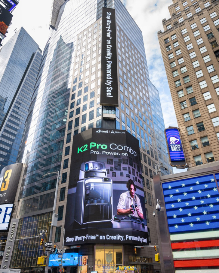 publicite Creality Times Square New York