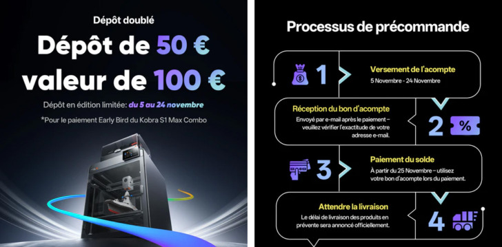 Anycubic Kobra S1 Max coupon 749 euros