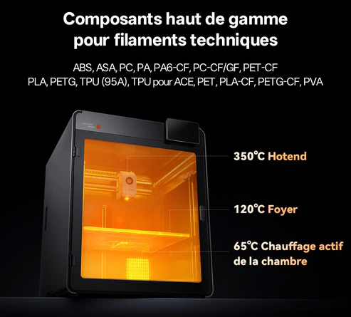Anycubic Kobra S1 Max haute temperature