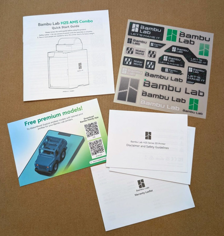 Bambu Lab H2S unboxing 2