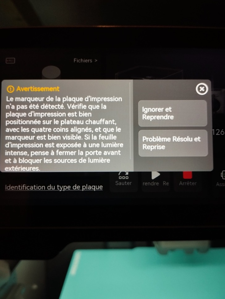 bambu lab P2S detection ia 2