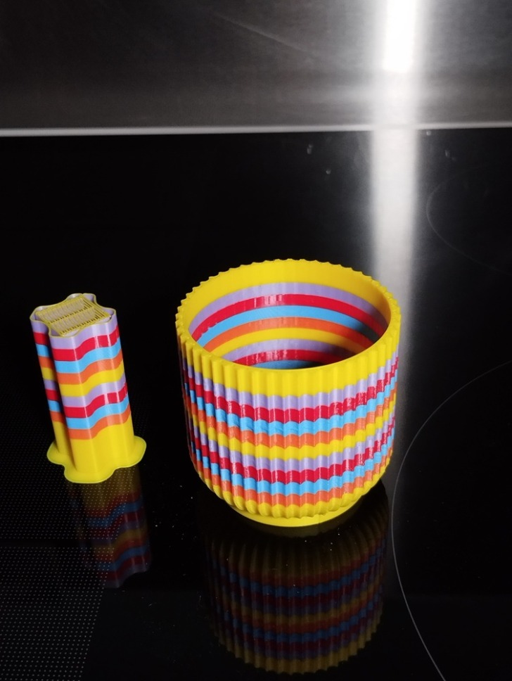 bambu lab P2S pot 5 couleurs