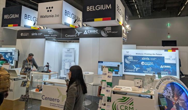 photo Formnext pavillon Belgique