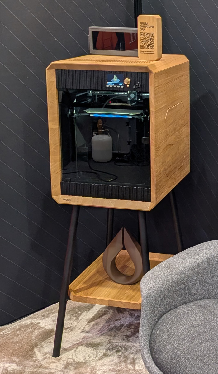 photo Prusa Signature Oak imprimante 3D bois