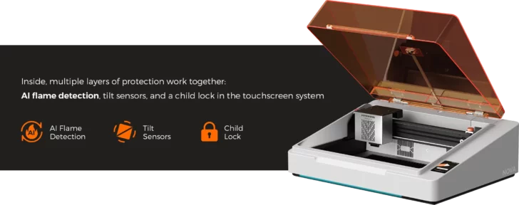 sécurité graveur laser grand public classe 1