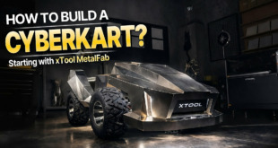 go kart cyberpunk imprimé en 3d xtool metalfab