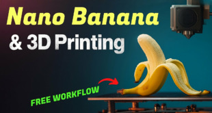 intelligence artificielle générative google nano banana et modélisation 3D impression 3D