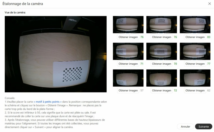 2 etalonnage camera 2