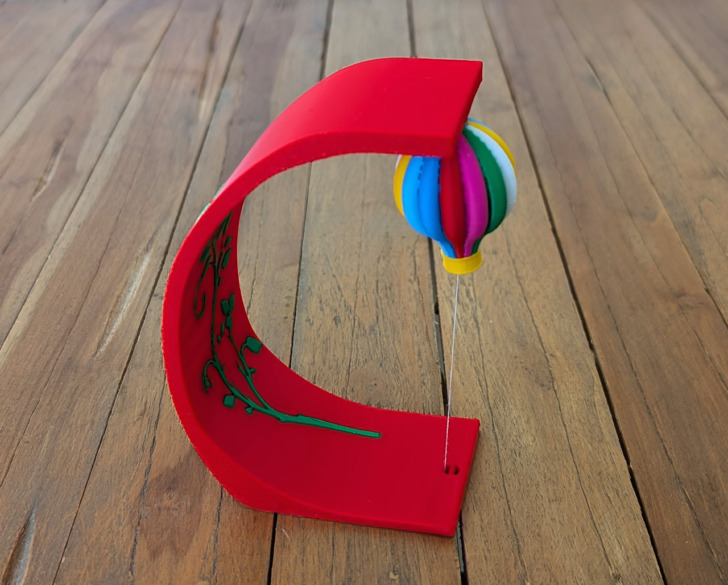 Ballon à air chaud imprimé en 3D 06