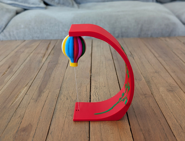 Ballon à air chaud imprimé en 3D 08