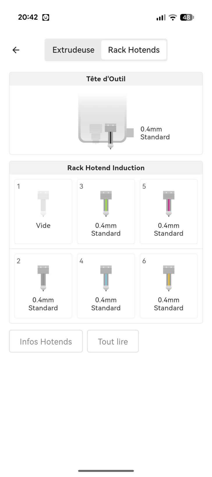 Bambu Handy rack Vortek