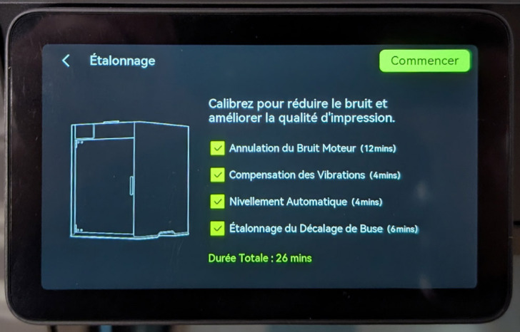 Configuration Bambu Lab H2C Wizard 11